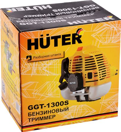 Триммер бензиновый HUTER GGT-1300S, 1300 Вт, разборная штанга, ремень, леска, нож купить в СОМ