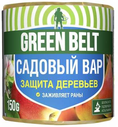 Садовый вар 150г для заживления повреждений деревьев Green Belt купить в СОМ