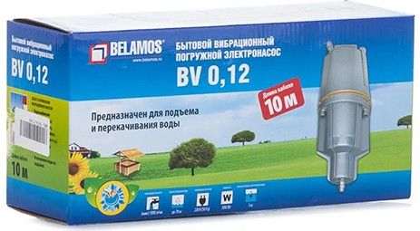 Насос вибрационный СВЕРЧОК БВ012, 300Вт, 17л/мин, Н-70м, нижний забор, кабель 25м купить в СОМ