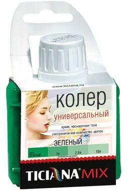 Колер Ticiana Mix, универсальный, зеленый, 80 мл купить в СОМ