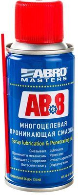 Смазка-спрей Abro многоцелевая, проникающая, 100мл купить в СОМ