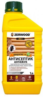 Антисептик Zerwood ANZ-4 Антижук, концентрат, 1 л купить в СОМ