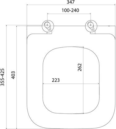 Сиденье для унитаза IDDIS 005DPSEi31, 005, дюропласт, Soft Close, Easy Fix купить в СОМ