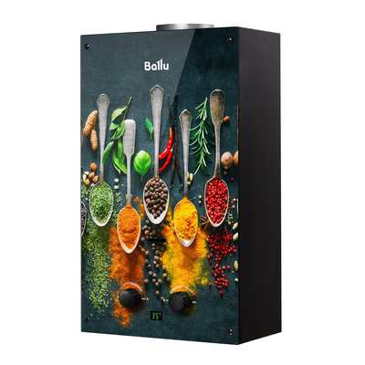 Водонагреватель проточный газовый Ballu GWH 10 Fiery Glass Curry купить в СОМ