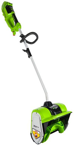 Снегоуборщик аккумуляторный Greenworks GD40SSK5, 40V, бесщеточный, с 1хАКБ 5 Ач и ЗУ купить в СОМ
