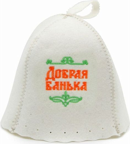 Шапка для бани Добрая банька купить в СОМ