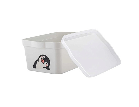 Ящик для хранения Keeplex Happy Penguin 7,5л купить в СОМ