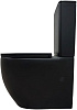 Унитаз-компакт Azario Cobalt-Black AZ-6089A-MB, безободковый, торнадо, сиденье микролифт купить в СОМ