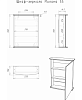 Зеркало-шкаф Айсберг Милана 55, левый/правый купить в СОМ