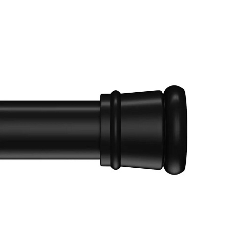 Карниз для ванной комнаты Iddis SRB0120i14, 110 х200 см, черный купить в СОМ