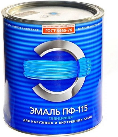 Эмаль алкидная ПФ-115 Empils, зеленая, 10 кг купить в СОМ