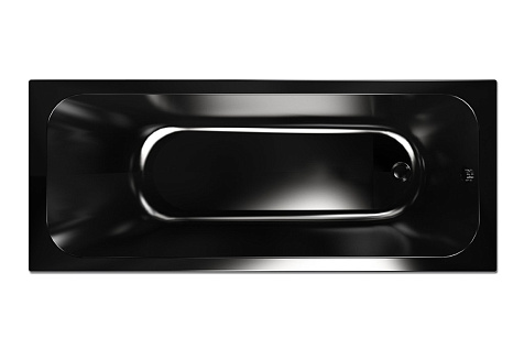 Ванна акриловая Strict Black, 1500 x700 мм, каркас, экран купить в СОМ