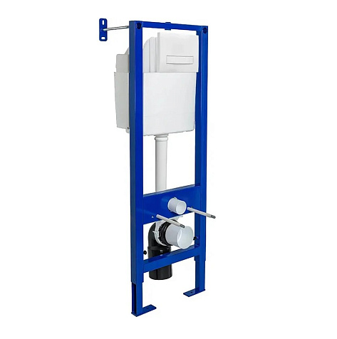 Инсталляция Berges Atom Line, кнопка 410 белая купить в СОМ
