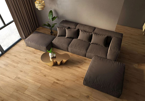 Керамогранит Global Tile Klaipeda  Бежевый, 198х800х8.5 мм, 7 шт. - 1.1 кв. м. GT208021402MСR купить в СОМ