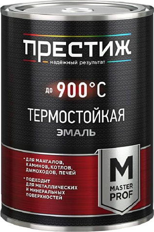 Эмаль термостойкая Престиж, серебристая, 0.4 кг купить в СОМ