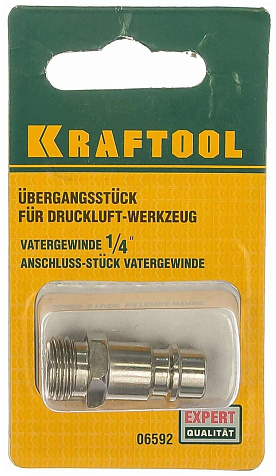 Соединитель Kraftool рапид-наружная резьба 1/4" купить в СОМ