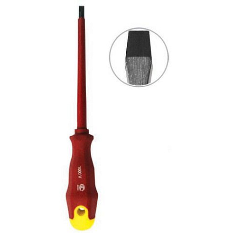 Отвертка диэлектрическая BIBER, SL 3х75 мм, 1000V купить в СОМ