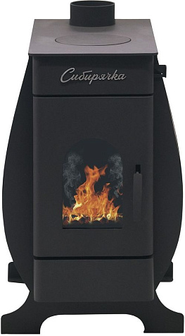 Печь отопительная НМК Сибирячка-6, дверка со стеклом купить в СОМ