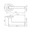 Ручка раздельная PUNTO R.TL54.NEXT 105mm BL-24 черный купить в СОМ
