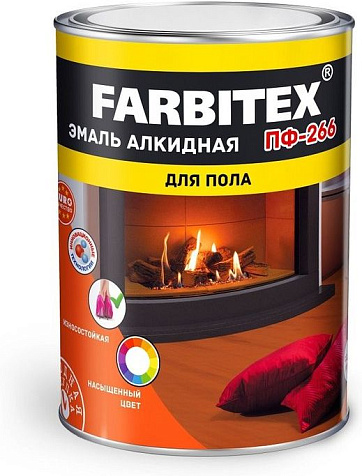 Эмаль ПФ-266 Farbitex, золотистая, 2.7 кг купить в СОМ