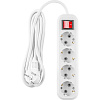Удлинитель ОНЛАЙТ  OPE-S-04-300-ESC-3x1  4 гн, 3 м, СЗ, с выключ, 16А IP20 белый купить в СОМ