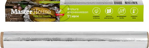 Фольга для запекания Запекай 11мкм 29смх10м купить в СОМ