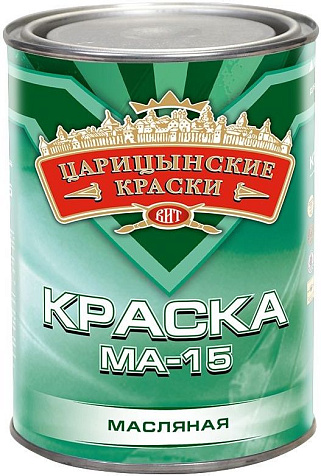 Краска масляная МА-15 Царицынские краски, белая, 0.8 кг купить в СОМ
