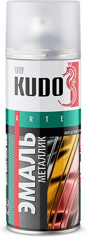 Эмаль-аэрозоль Kudo KU-1029 универсальная, металлик, бронза, 0.52 л купить в СОМ