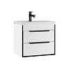 Тумба-умывальник подвесная Домино Forta В2 60, белый, с раковиной Bazis/Absolute/Classica/Unit 60 купить в СОМ