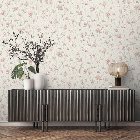 Обои виниловые на флизелиновой основе 7358-24 Euro Decor Магнолия, 1.06 х 10 м . купить в СОМ