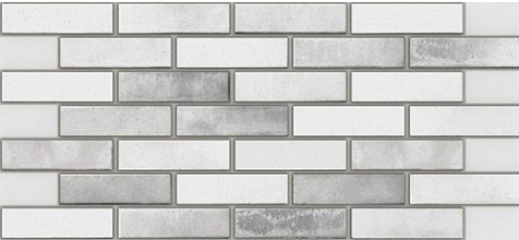 Панель ПВХ Мозайка Кирпич Акцент серый, 955х480 мм купить в СОМ