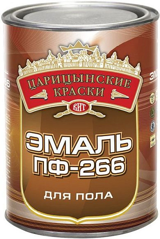 Эмаль ПФ-266 Царицынские краски, золотистая, 0.8 кг купить в СОМ