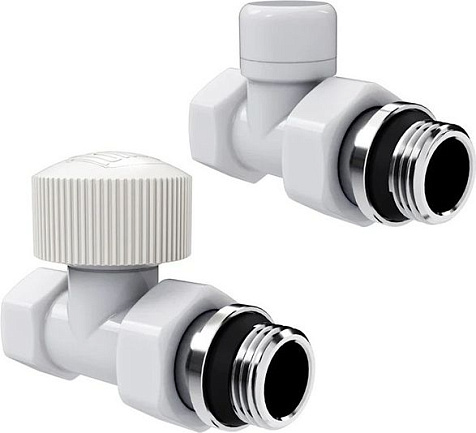 Набор термостатический для радиатора прямой 1/2" М30х1.5 белый Royal Thermo Design купить в СОМ