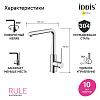 Смеситель для мойки Iddis Rule RULSBL0i05, хром купить в СОМ