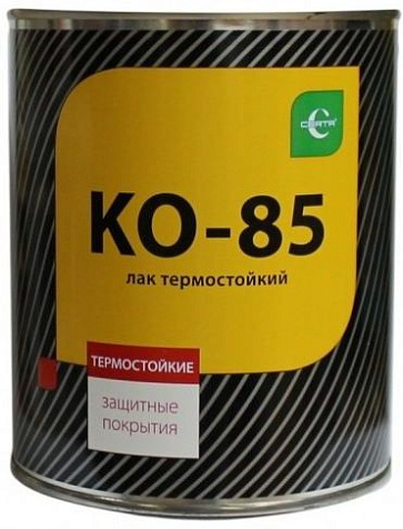 Лак термостойкий  (+280°C) Certa КО-85, глянцевый, 0.7 кг купить в СОМ