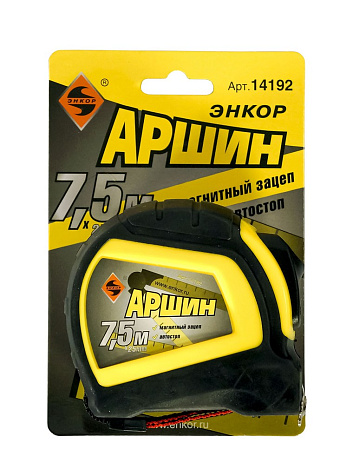 Рулетка ЭНКОР Аршин, 7.5м х 25мм купить в СОМ