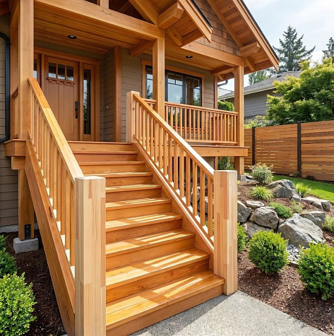 Столб граненый 80х80х1200 мм, бук Экстра купить в СОМ