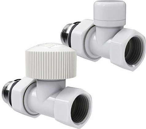 Набор термостатический для радиатора прямой 1/2" М30х1.5 белый Royal Thermo Design купить в СОМ