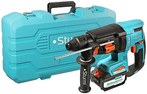Перфоратор STURM CRH1832BLC 1BatterySystem, 18В, Li-ion, АКБ 1х3.0А/ч купить в СОМ