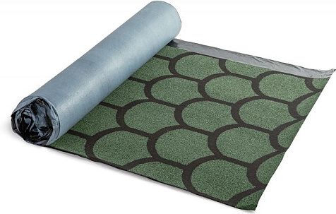 Черепица рулонная Технониколь Бобровый хвост, зеленая 8кв.м/рул. купить в СОМ