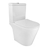 Унитаз-компакт Azario Flin AZ-1363C, безободковый, сиденье микролифт купить в СОМ