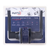 Ручка защелка PUNTO DK710/BL BL-ET (кл./фик.) черный купить в СОМ