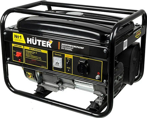 Генератор бензиновый Huter DY3000L, 2500 Вт купить в СОМ