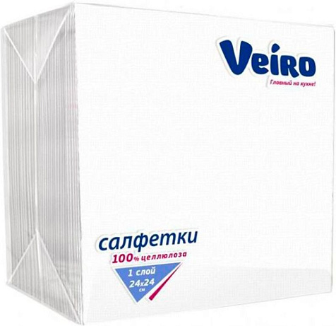 Салфетка LINIA VEIRO 50шт 1слой 24х24 Сыктывкар купить в СОМ