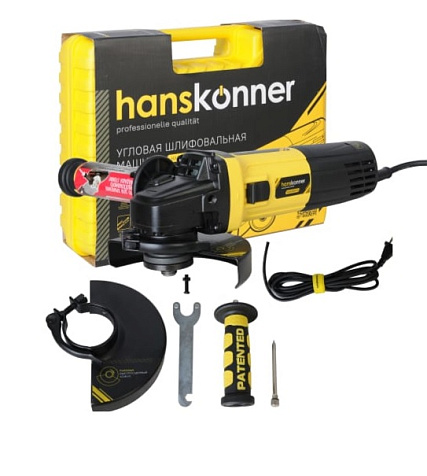 Машина углошлифовальная Hanskonner HAG13125TES, 125мм, 1350Вт купить в СОМ