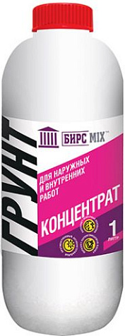 Грунтовка-концентрат БИРСMIX, 1 л купить в СОМ