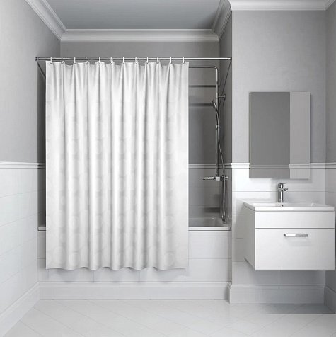 Штора для ванной Iddis BD01P18i11, 200 х180 см, полиэстер купить в СОМ