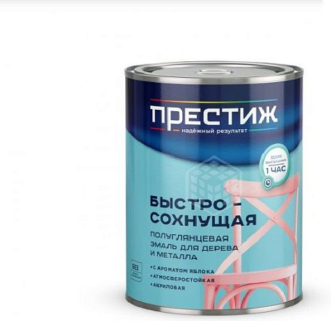 Эмаль акриловая Престиж, полуглянцевая, база С, 0.9 кг купить в СОМ