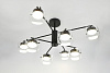 Люстра Linvel MS 1217/8 Темо Чёрный GX53 max.9W 800х800х365мм купить в СОМ