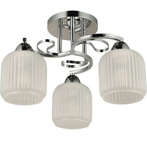 Люстра ЭкономСвет 20133/3CR WT  60 W, E27 до 7 м². купить в СОМ
